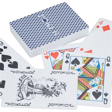 carte da poker plastificate